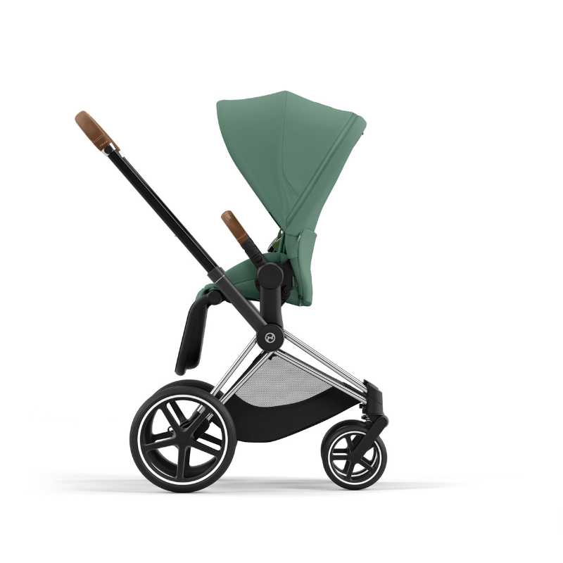 Cybex  Priam Chrome Brown  Leaf Green