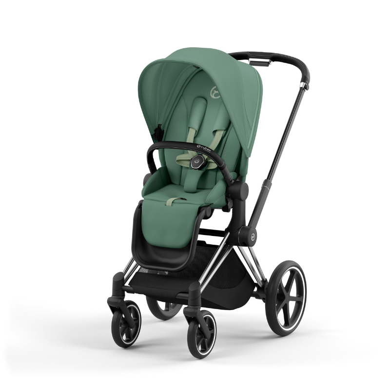 Cybex  Priam Chrome Black  Leaf Green