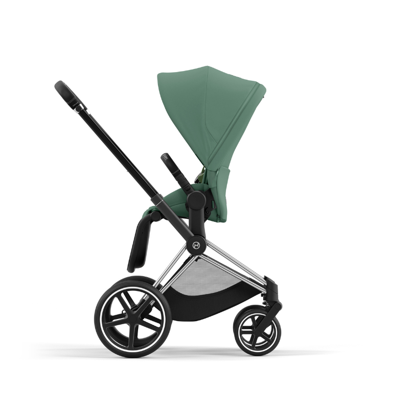 Cybex  Priam Chrome Black  Leaf Green