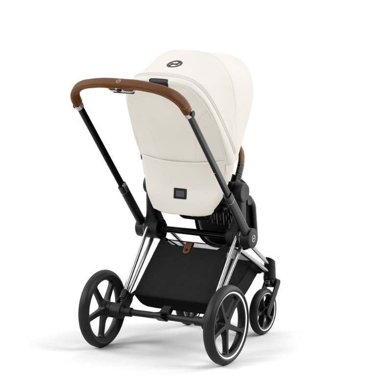 Cybex  Priam Chrome Brown  Off White