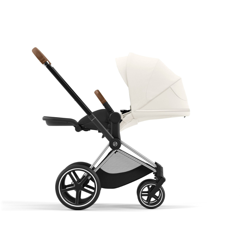 Cybex  Priam Chrome Brown  Off White