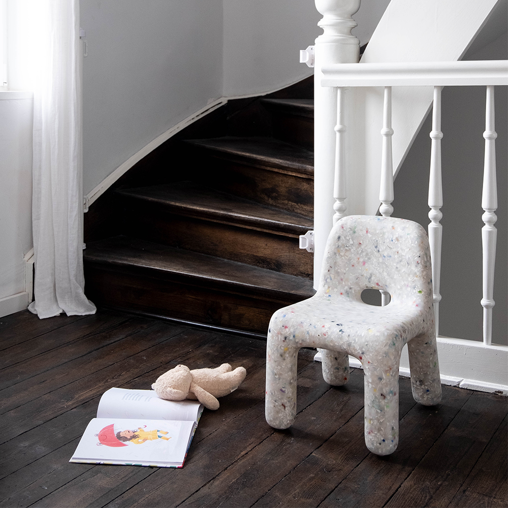 EcoBirdy Children's Chair 'Charlie' Off White