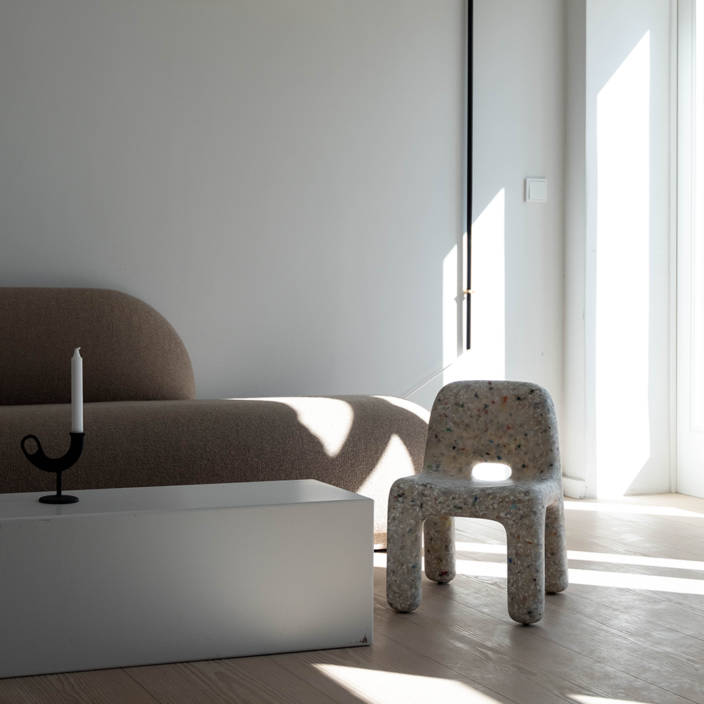 EcoBirdy Children's Chair 'Charlie' Off White