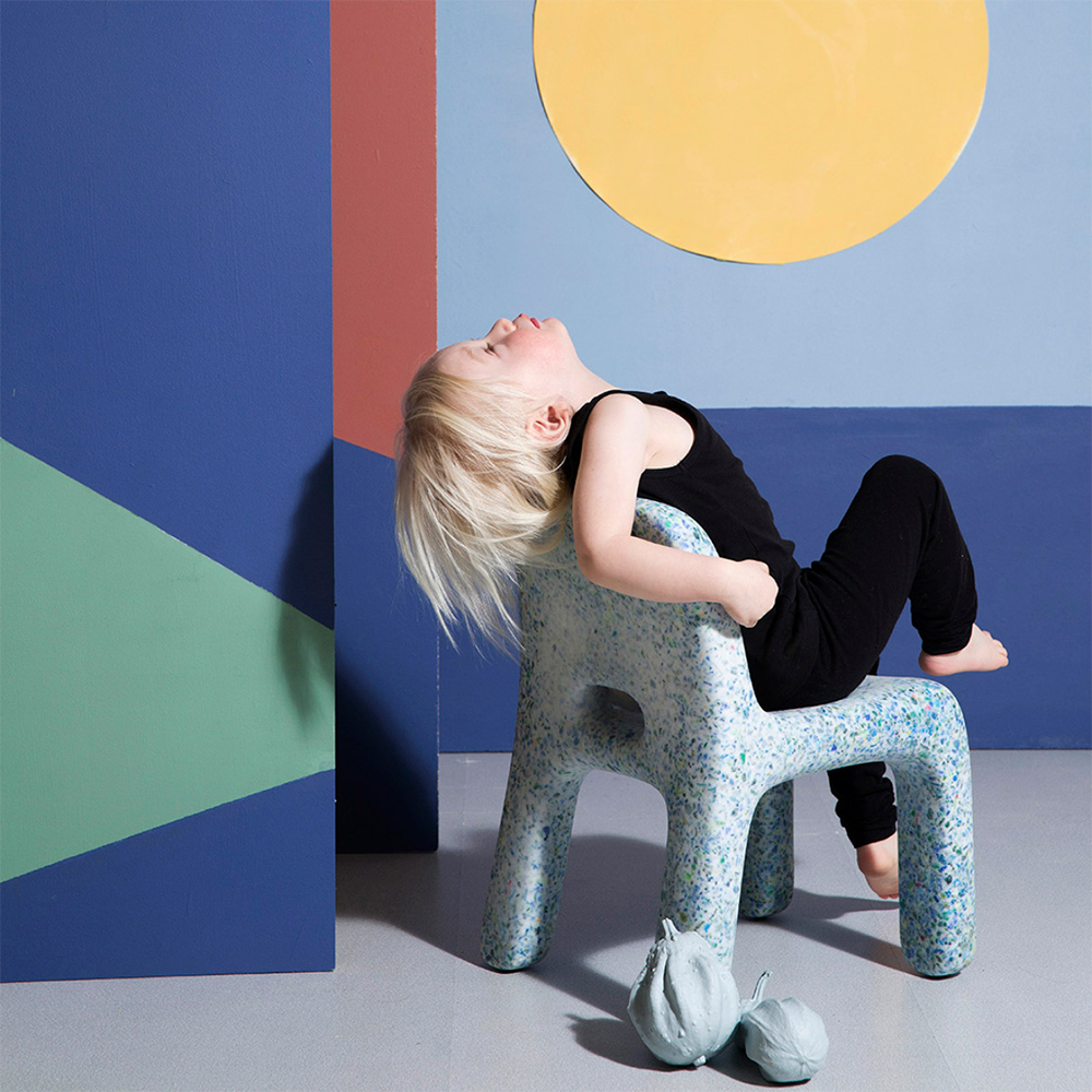 EcoBirdy Kids' Chair 'Charlie' Ocean