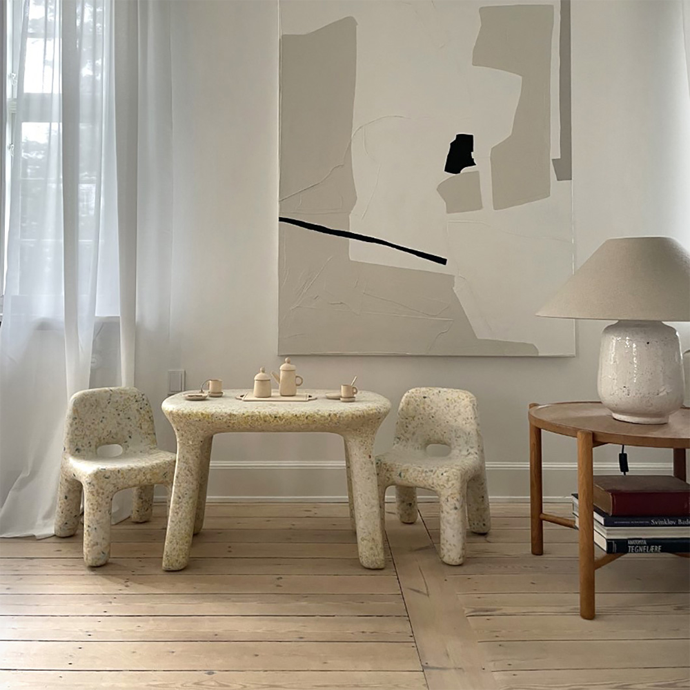 Chaise enfant EcoBirdy « Charlie » Vanille