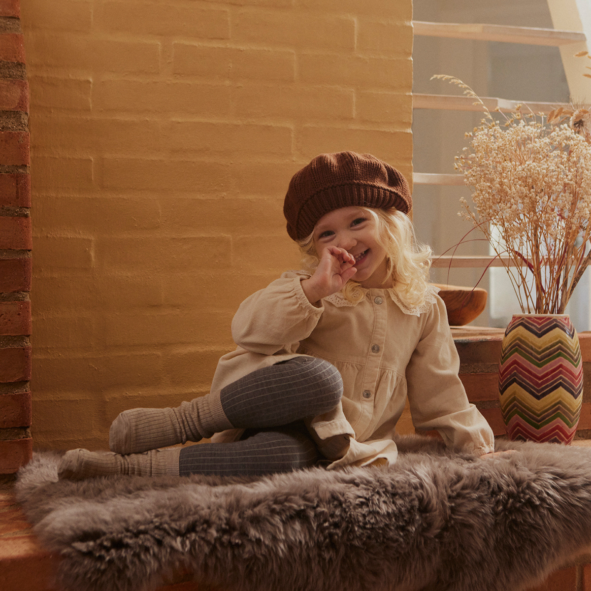 MP Denmark  Strumpfhose 'Arien' Brown Melange