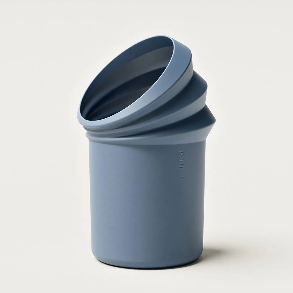 Poptop Mülleimer und Tisch-Katapult