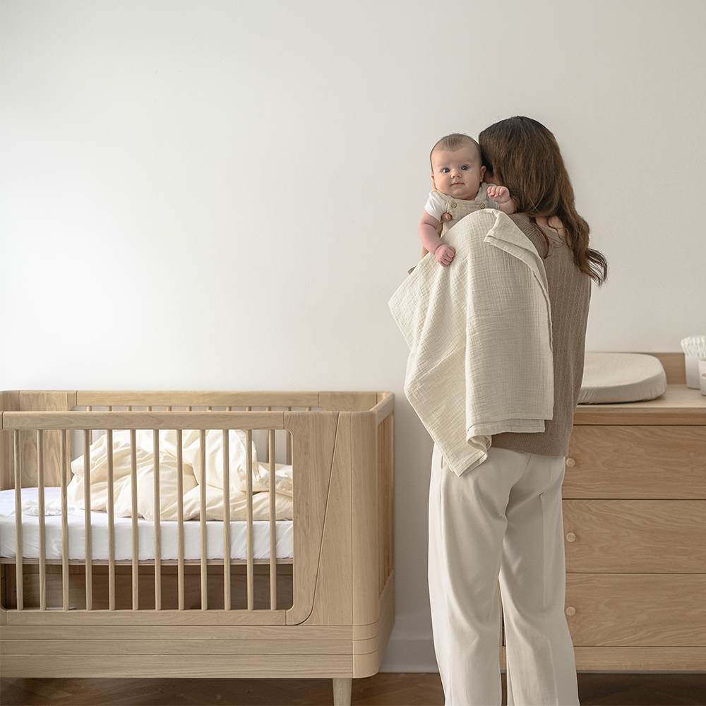 We Are Bitte Babybett 68 x 120 'Nature 2.0' Oak