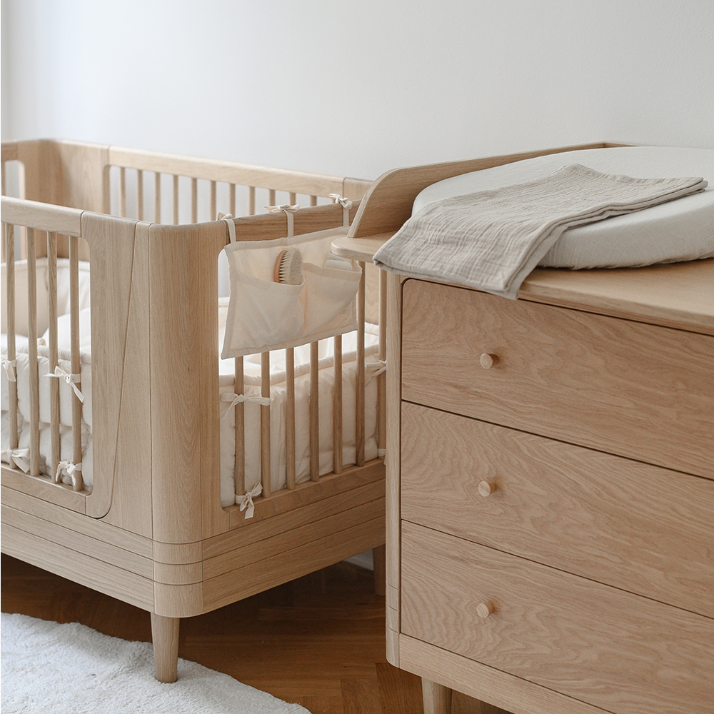 We Are Bitte Babybett 68 x 120 'Nature 2.0' Oak