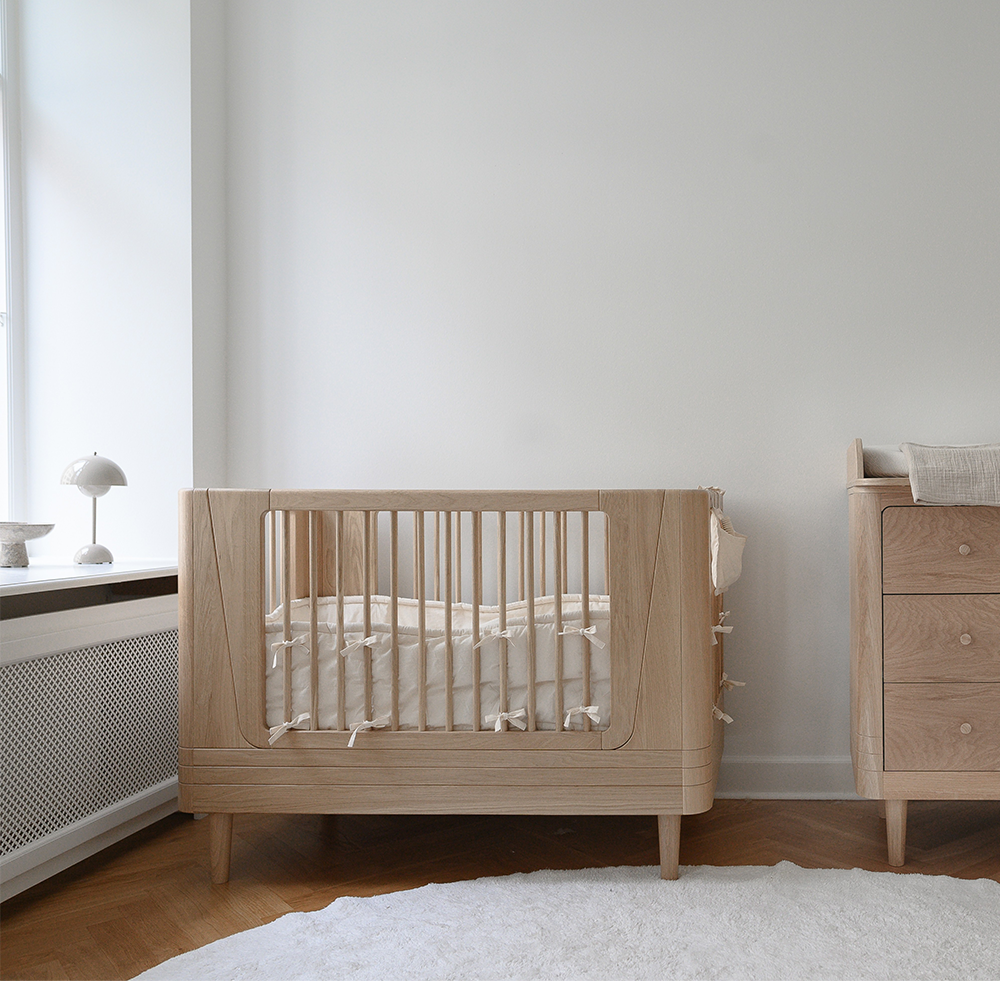 We Are Bitte Babybett 68 x 120 'Nature 2.0' Oak