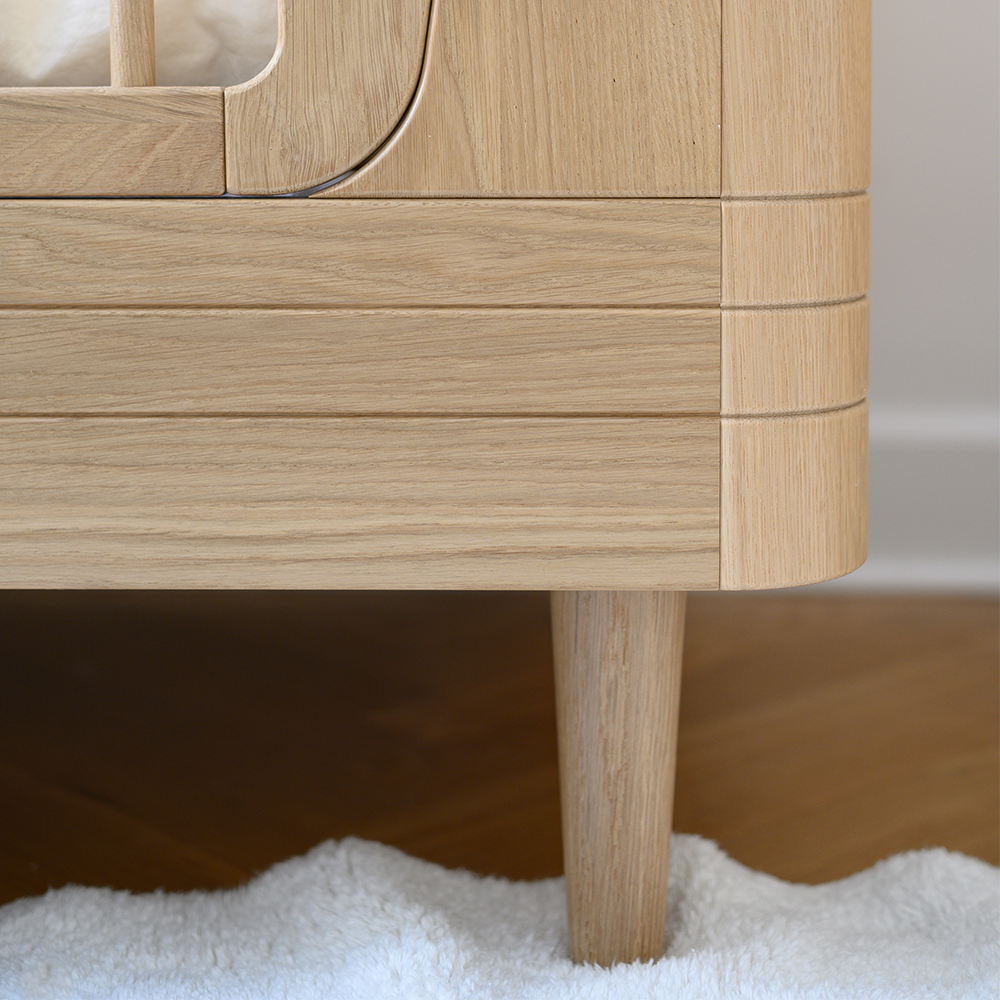 We Are Bitte Babybett 68 x 120 'Nature 2.0' Oak