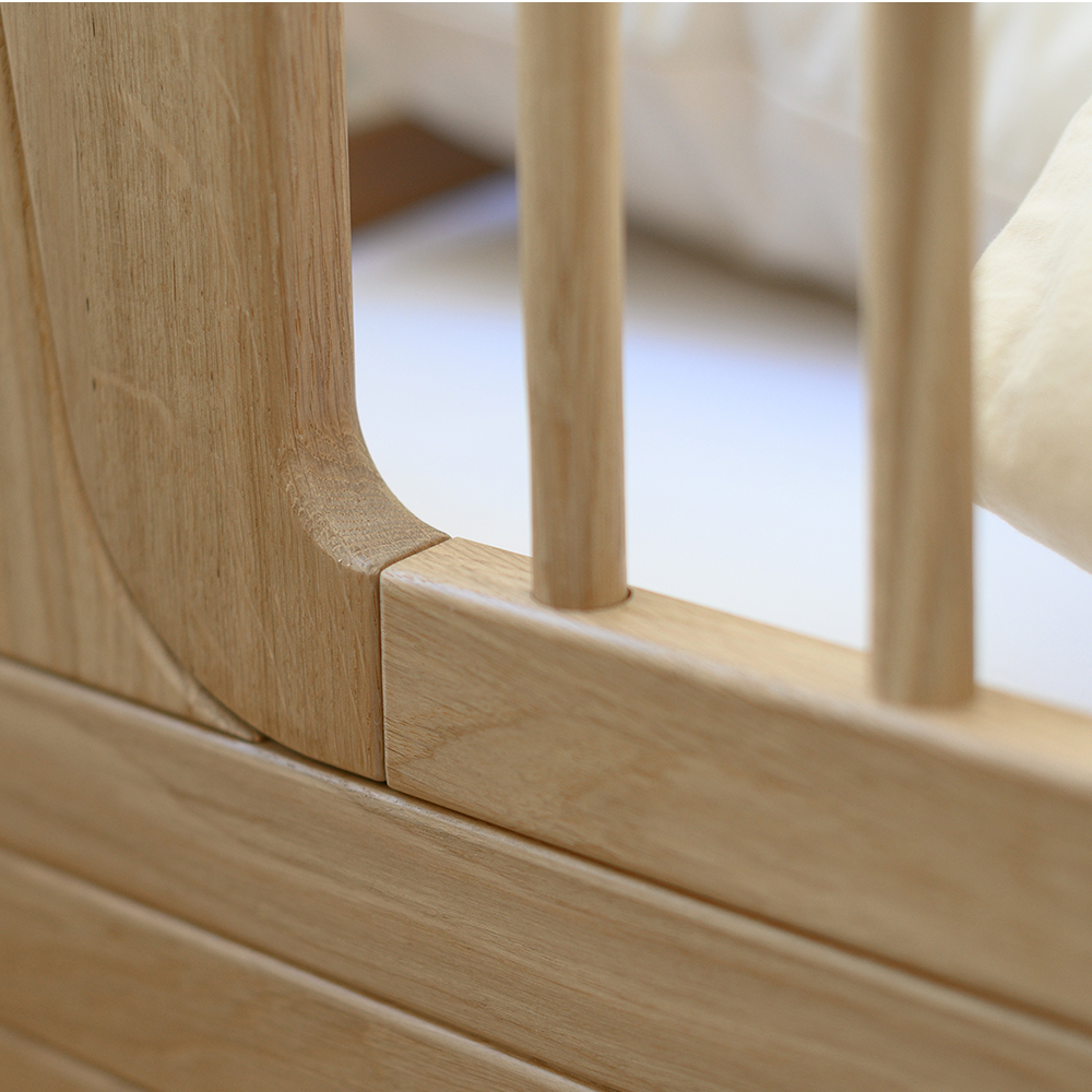 We Are Bitte Babybett 68 x 120 'Nature 2.0' Oak