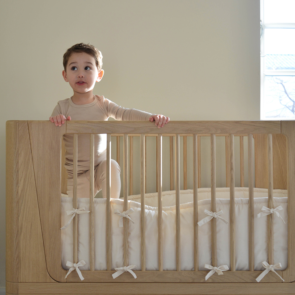 We Are Bitte Babybett 68 x 120 'Nature 2.0' Oak