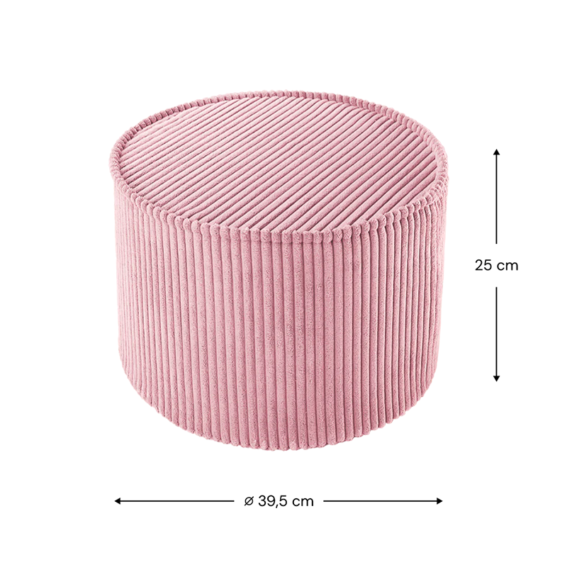Wigiwama  Sitzhocker  Pink Mousse