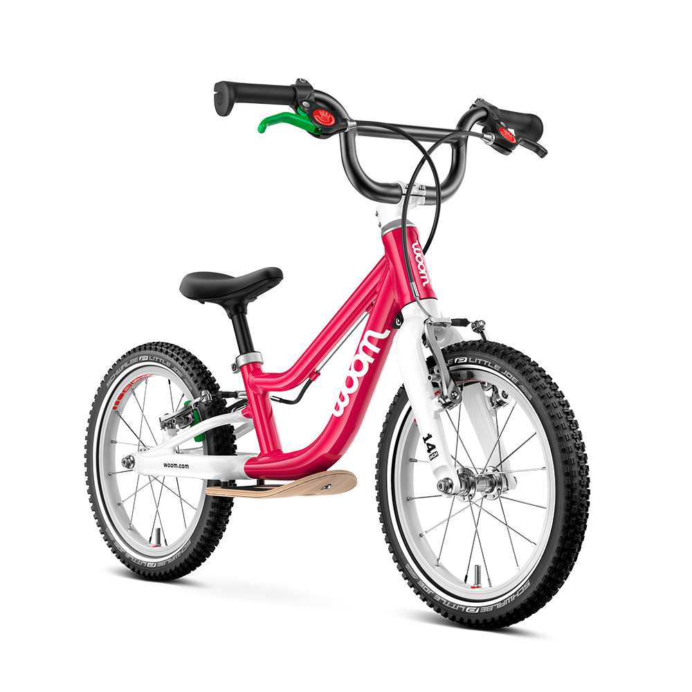 woom GO 1  Plus Laufrad Hot Pink