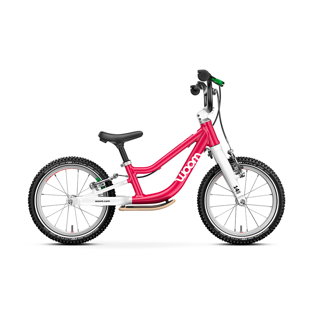 woom GO 1  Plus Laufrad Hot Pink