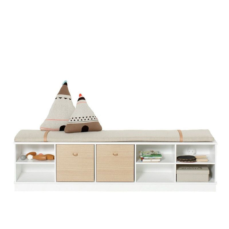 Oliver Furniture &lt;br/&gt; 3 Extra Einlegeböden für Regal Wood &lt;br/&gt; Weiss,Regale, Oliver Furniture - SNOWFLAKE kindermöbel concept store