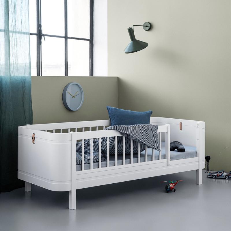 Oliver Furniture &lt;br/&gt; Babybett (und Kinderbett) Wood Mini+ &lt;br/&gt; Weiss,Babybetten, Oliver Furniture - SNOWFLAKE kindermöbel concept store