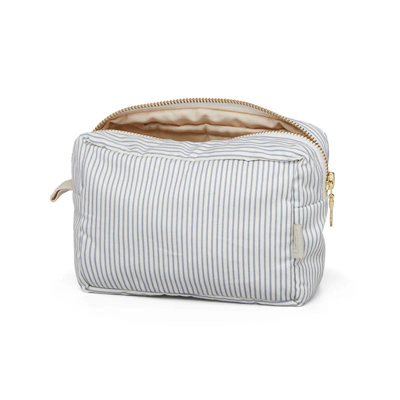 Cam Cam Copenhagen  Kosmetiktasche klein  Classic Stripes Blue - Online MY SNOWFLAKE