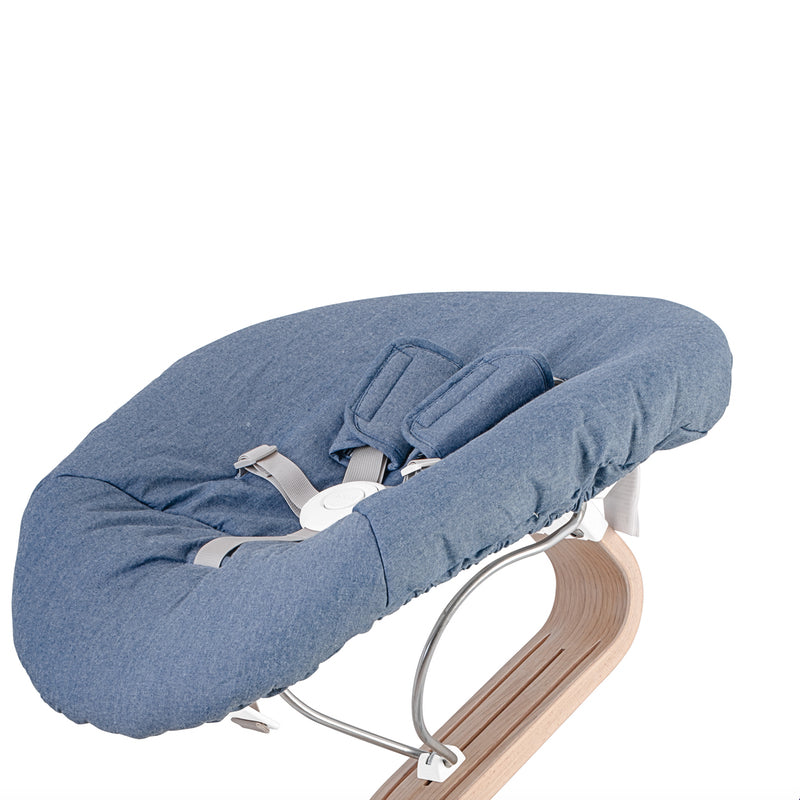 Stokke® Reversible Mattress Cover for Nomi Baby Set Chambray/Striped