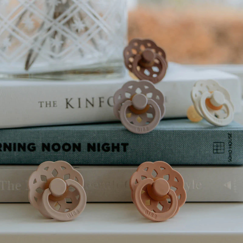 Bibs  Schnuller 0-6 Monate 'Boheme'  Peach/Woodchuck