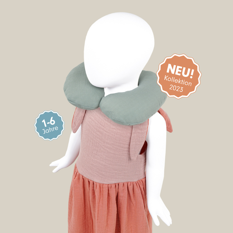 Liebes von Priebes  NORA Nackenhörnchen  Musselin Grün - Online MY SNOWFLAKE