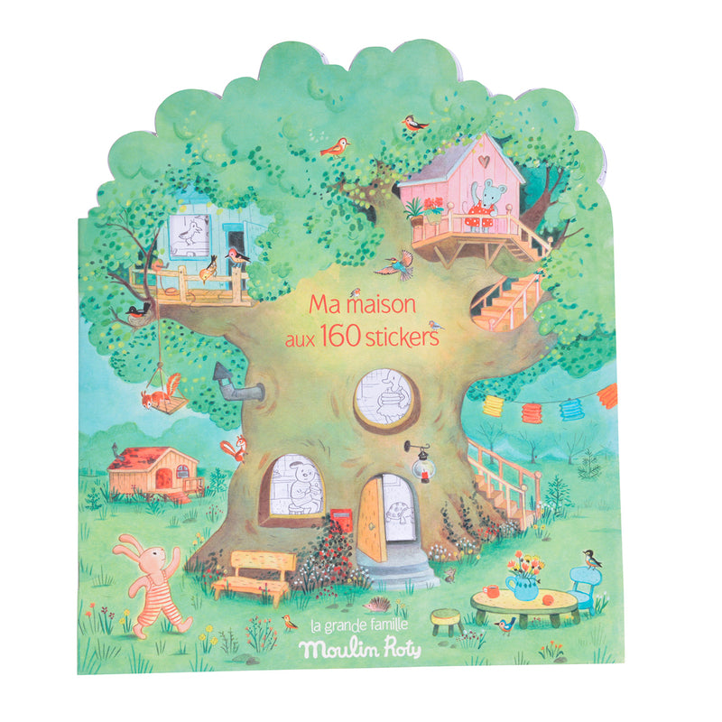 Moulin Roty Stickerheft "Mein Zuhause" Multi