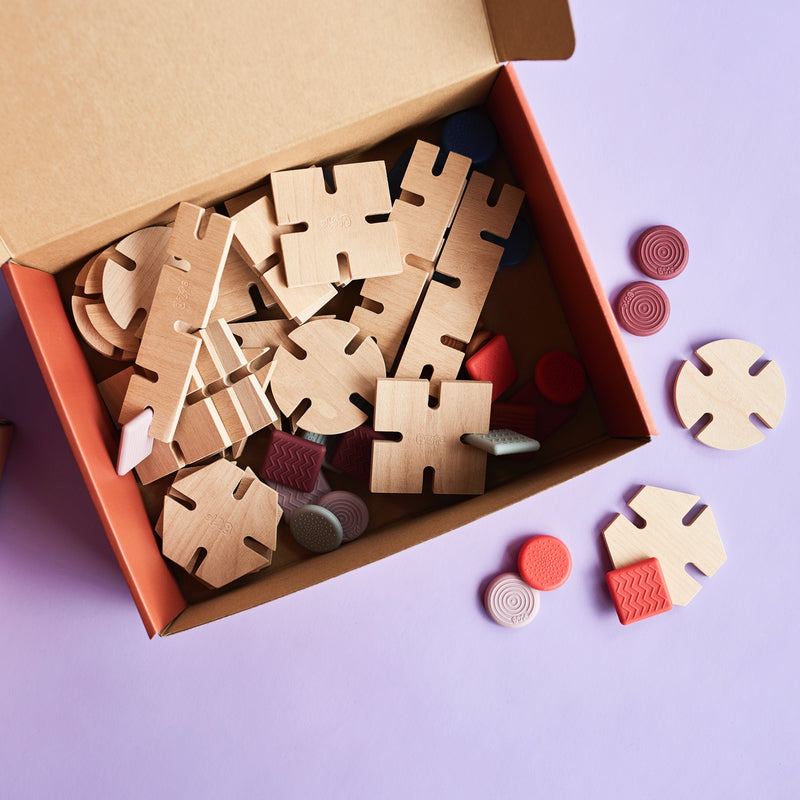 Bavvic &lt;br/&gt; Steckspielzeug aus Holz &lt;br/&gt; Dreamer Set