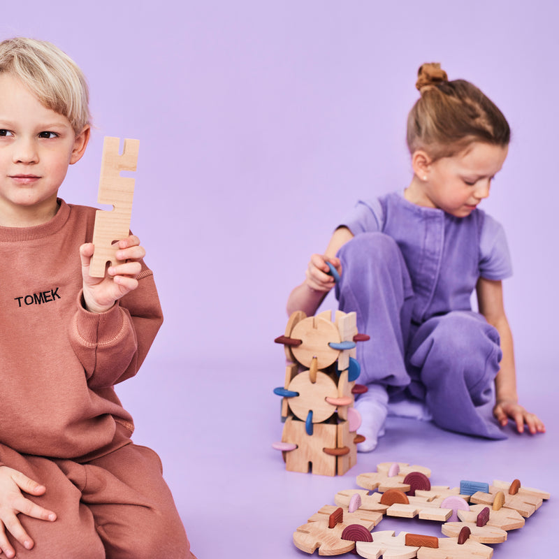 Bavvic &lt;br/&gt; Steckspielzeug aus Holz &lt;br/&gt; Dreamer Set
