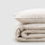 Benni's Nest – biancheria da letto reversibile in misto lino-cotone (140 x 200 cm) – naturale