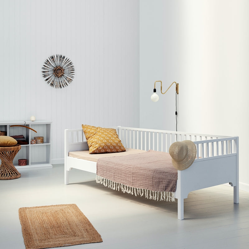 Oliver Furniture &lt;br/&gt; Umbauset Seaside &lt;br/&gt; Etagenbett zu zwei Bettsofas &lt;br/&gt; Weiss