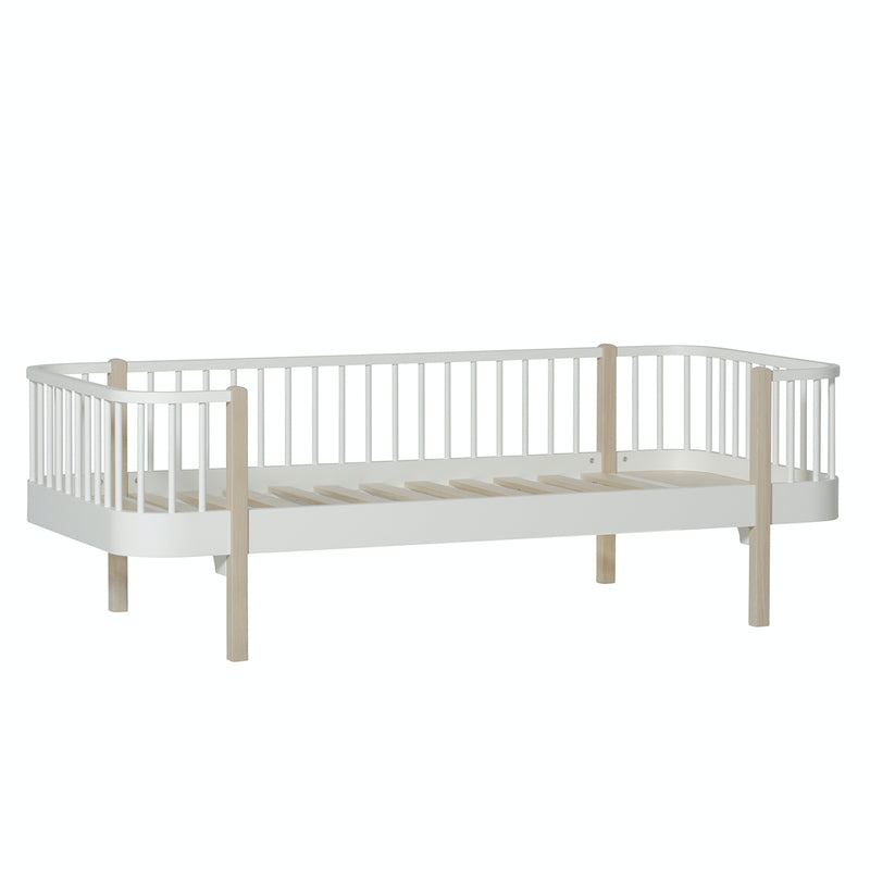 Oliver Furniture &lt;br/&gt; Umbauset Wood Etagenbetten zu zwei Bettsofas &lt;br/&gt; Weiss/Eiche
