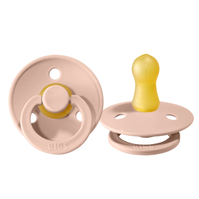 Bibs Pacifiers 6-18 Months Blush/Dark Oak