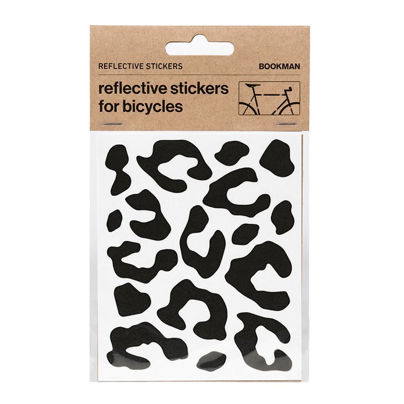 Bookman  Reflektierende Leopard Sticker  Black