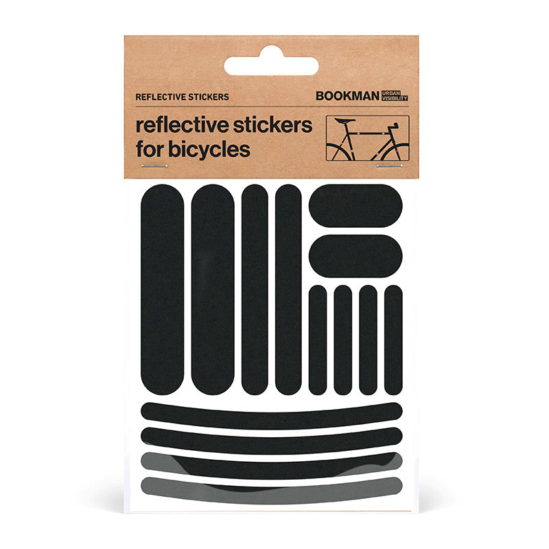 Bookman  Reflektierende Streifen Sticker  Black