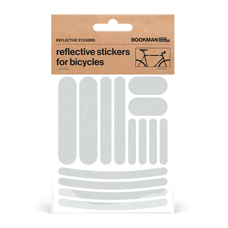 Bookman  Reflektierende Streifen Sticker  White