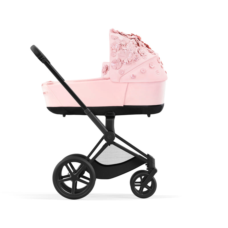 Cybex  Priam Black Matt  Simply Flowers Pink