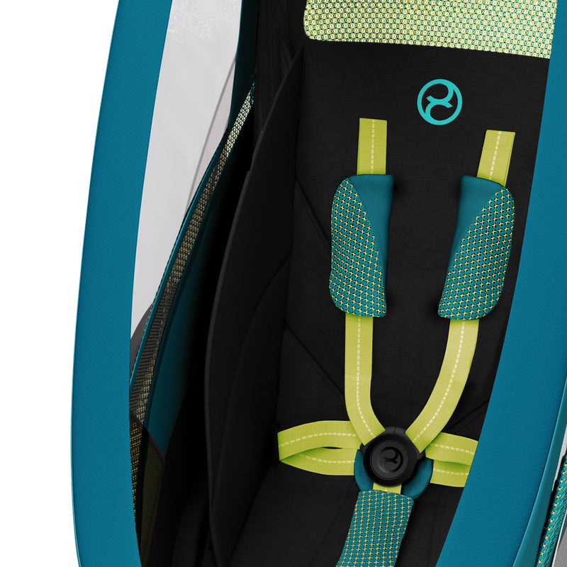 Cybex ZENO Maliblue ensemble complet avec habillage pluie