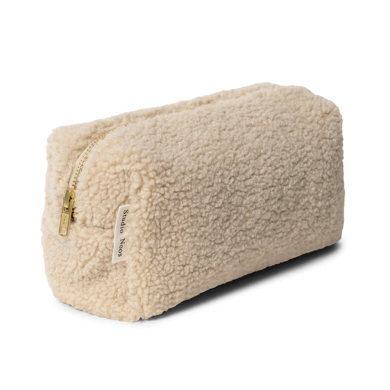 Studio Noos  Necessaire Teddy 'Pouch'  Ecru - Online MY SNOWFLAKE