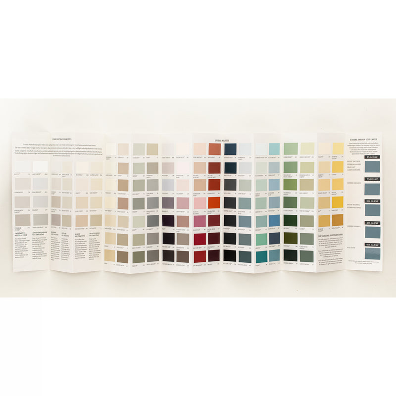 Farrow &amp; Ball  Farbkarte  132 Farbtöne