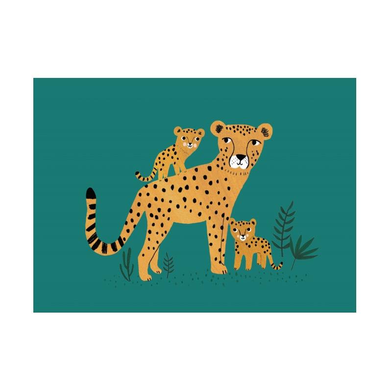 Petit Monkey  Postkarte  Gepard
