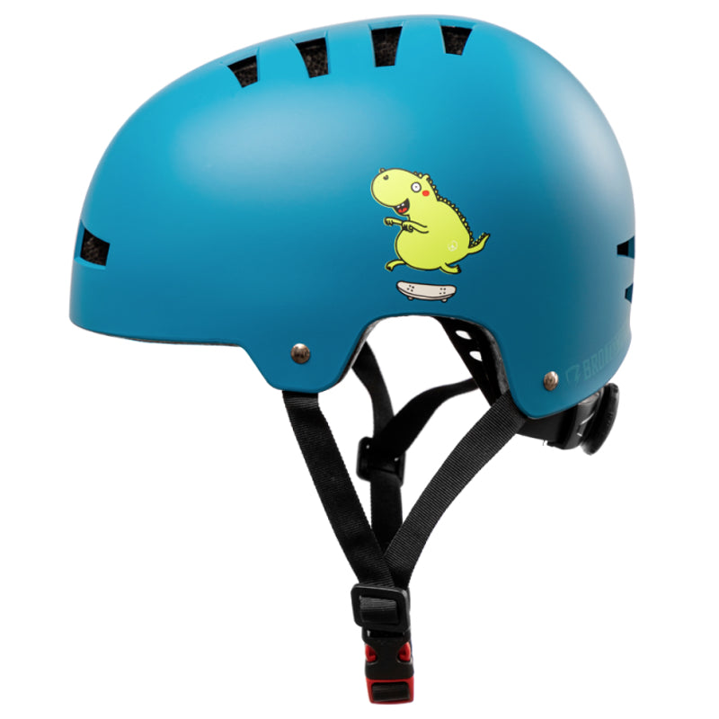 NEMO BOARDS BroTection Skateboard-Helm im Dino-Design