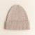 Hvid  Kids Beanie Fonzie  Sand