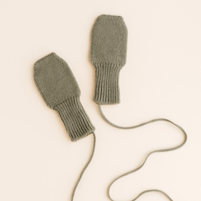 Hvid  Baby Strickfäustlinge/Handschuhe  Artichoke