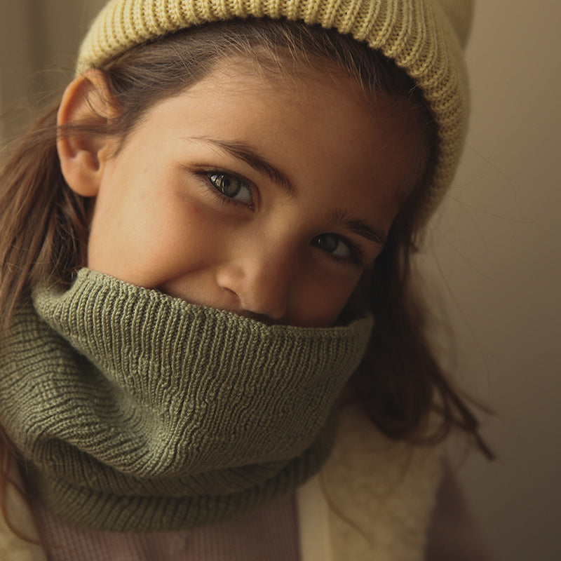 Hvid  Loop Schal Gigi  Artichoke - Online MY SNOWFLAKE