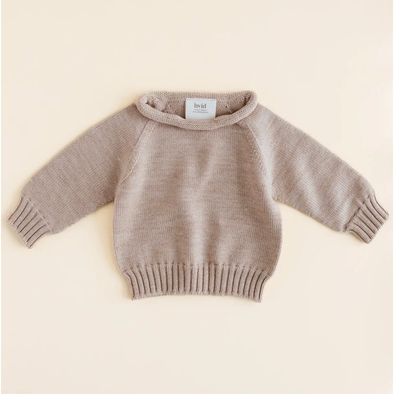 Hvid  Baby Strickpullover &#39;Georgette&#39;  Sand