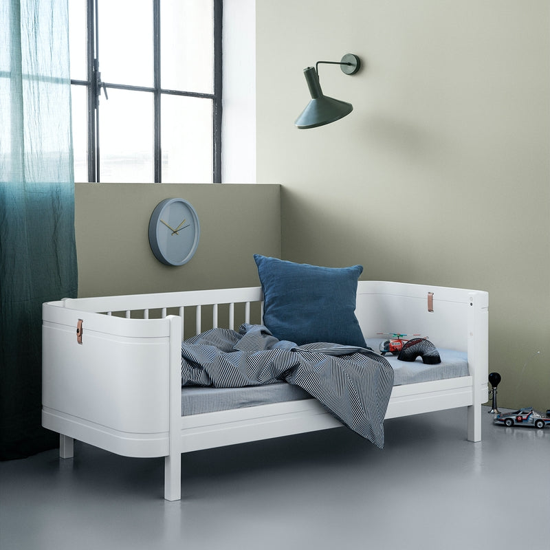 Oliver Furniture  Umbauset Wood Mini+ halbhohes Etagenbett zu 2 Juniorbetten  Weiss