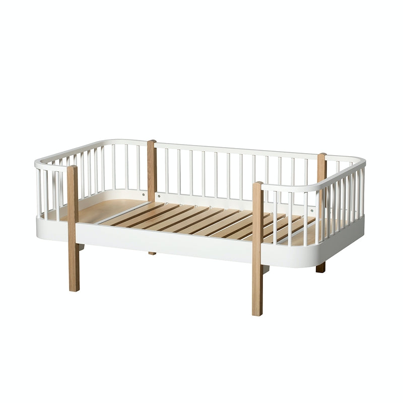 Oliver Furniture  Umbauset Wood Juniorbett zum Junior Bettsofa  Weiss/Eiche