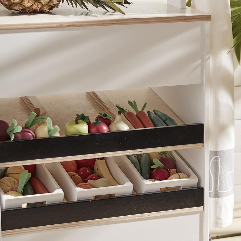 Kids Concept  Marktstand Bistro  Weiss/Natur