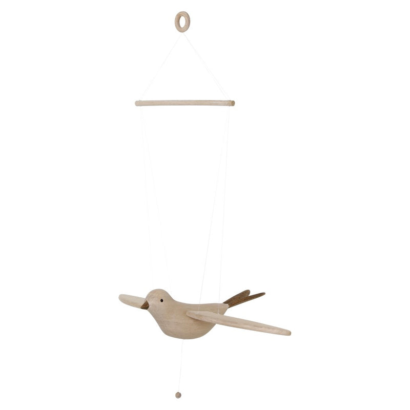 Vogel Mobile aus Eichenholz von Kas Kopenhagen
